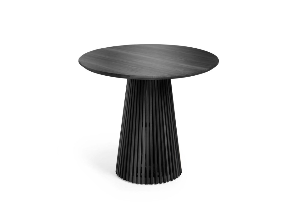 Table ronde Jeanette en bois massif