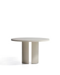 Table ronde Nealy DM laquée finition écru Ø 120 cm