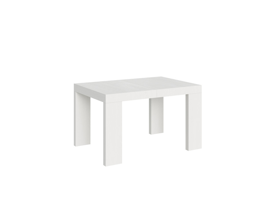 Table Roxell D.90 - Table extensible 140/244x90 cm Roxell Frêne blanc