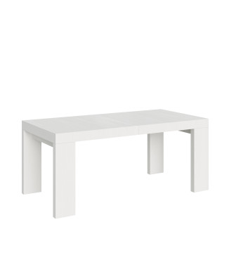 Table Roxell P.90 - Table extensible 180/284x90 cm Roxell Frêne blanc
