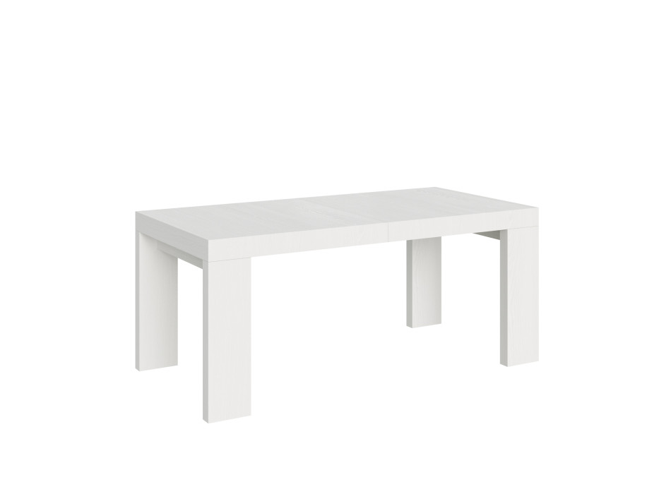 Table Roxell P.90 - Table extensible 180/284x90 cm Roxell Frêne blanc