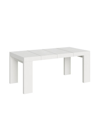 Table Roxell Premium D.90 - Table extensible 140/244x90 cm Roxell Premium Frêne blanc