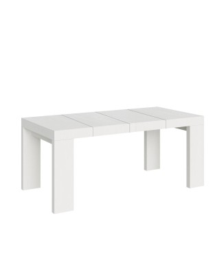 Roxell Premium Table - Table extensible 90x120/224 cm Roxell Premium Frêne Blanc