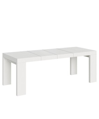 Roxell Premium Table - Table extensible 90x160/264 cm Roxell Premium Frêne Blanc