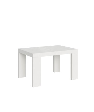 Roxell Table - Table extensible 90x120/224 cm Roxell Frêne Blanc
