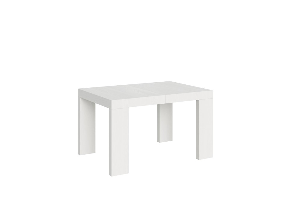 Roxell Table - Table extensible 90x140/244 cm Roxell Frêne Blanc
