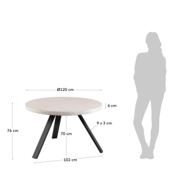 Table Shanelle Ø 120 cm
