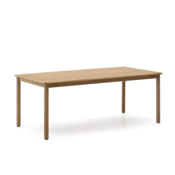 Table en bois d'acacia massif 200 x 100 cm FSC 100%