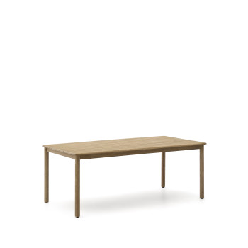 Table en bois d'acacia massif 200 x 100 cm FSC 100%
