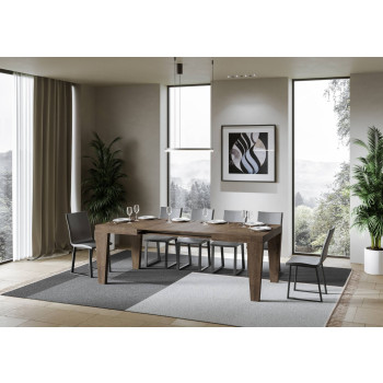 Table Spimbo D.90 - Table extensible 130/234x90 cm Spimbo Frêne blanc