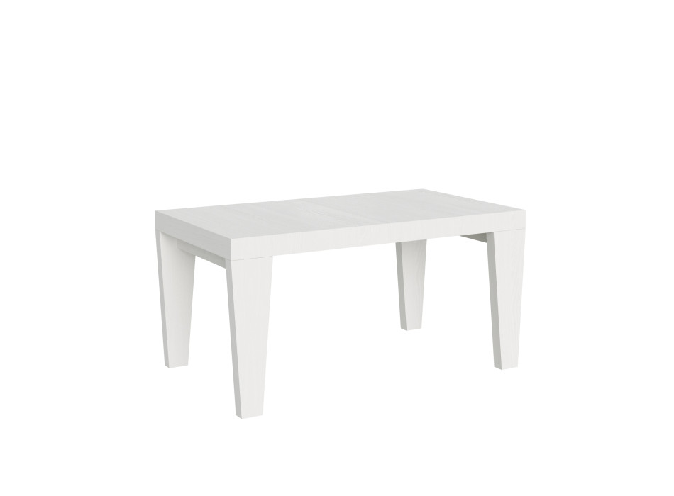 Table Spimbo D.90 - Table extensible 160/264x90 cm Spimbo Frêne blanc