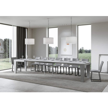 Table Spimbo D.90 - Table extensible 180/440x90 cm Spimbo Frêne blanc