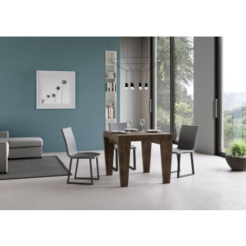 Table Spimbo D.90 - Table extensible 90/246x90 cm Spimbo Frêne blanc