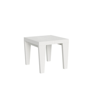 Table Spimbo D.90 - Table extensible 90/246x90 cm Spimbo Frêne blanc