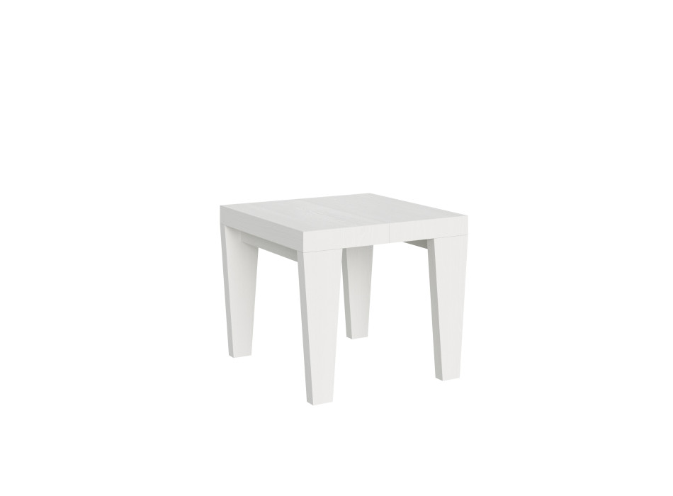 Table Spimbo D.90 - Table extensible 90/246x90 cm Spimbo Frêne blanc