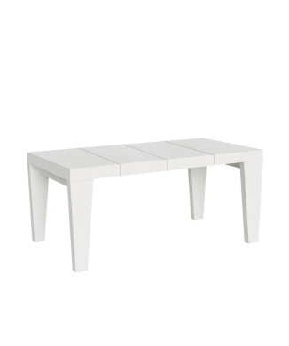 Table Spimbo Premium D.90 - Table extensible 140/244x90 cm Spimbo Premium Frêne blanc