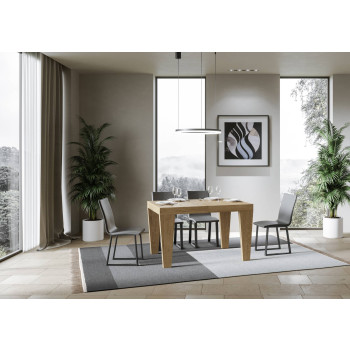 Table Spimbo Premium D.90 - Table extensible 140/400x90 cm Spimbo Premium Frêne blanc