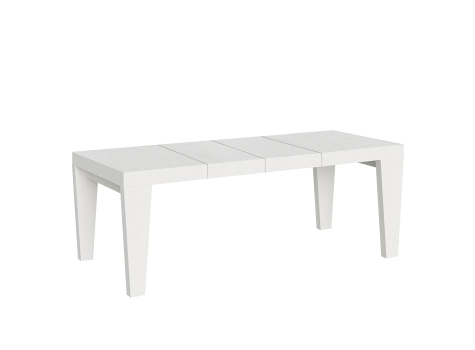 Table Spimbo Premium D.90 - Table extensible 180/284x90 cm Spimbo Premium Frêne blanc
