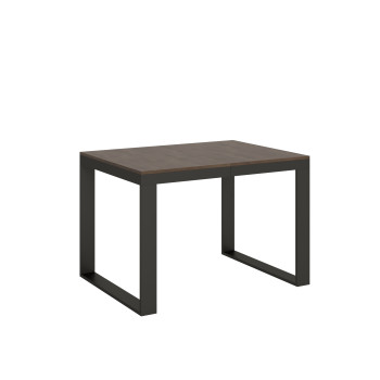 Table Tecno Evolution P.90 - Table extensible 120/380x90 cm Structure en frêne blanc et pieds anthracite Tecno Evolution
