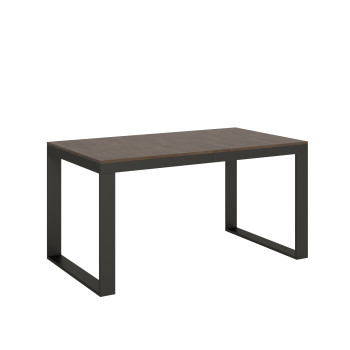 Table Tecno Evolution P.90 - Table extensible 160/264x90 cm Structure en frêne blanc et pieds anthracite Tecno Evolution
