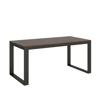Table Tecno Evolution P.90 - Table extensible 180/284x90 cm Structure en frêne blanc et pieds anthracite Tecno Evolution
