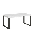 Table extensible 90x90/246 cm structure Tecno Premium Anthracite