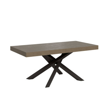 Table Volantis pieds anthracite P.90 - Table extensible 180/284x90 cm Volantis cachemire pieds anthracite