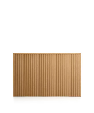 Tête de lit Helvine en placage chêne pour lit de 90 cm, certifiée FSC 100 %