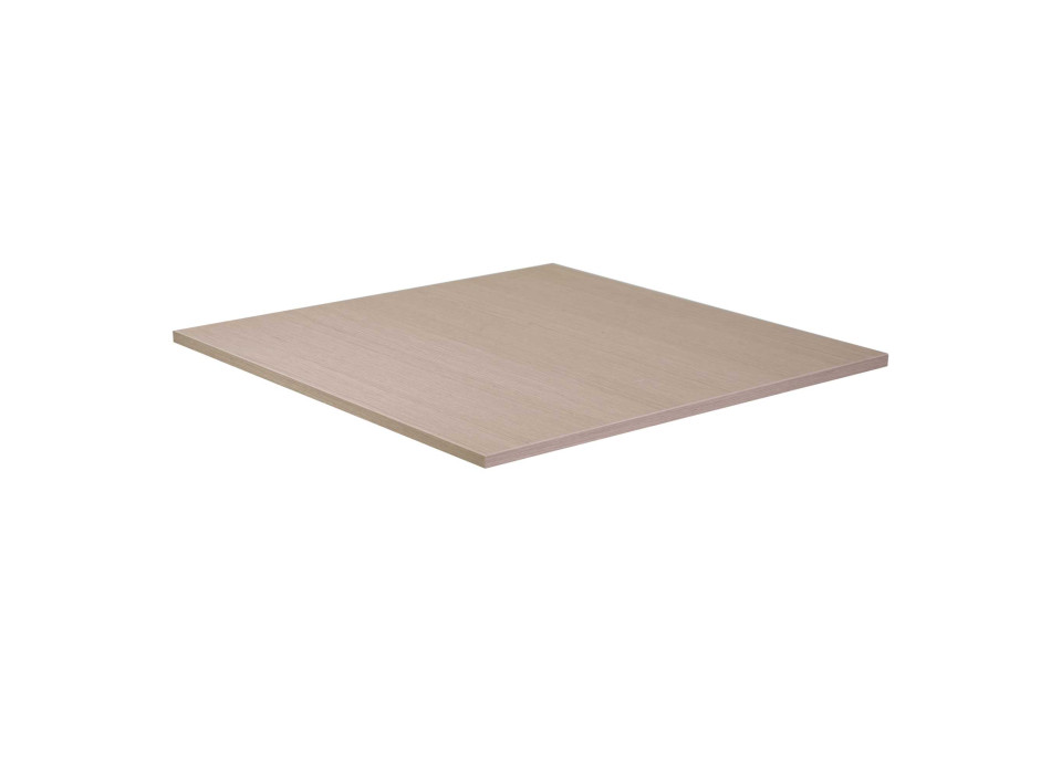 Plateau de table carré Medusa plaqué chêne 68 x 68 x 1,8 cm Vacchetti