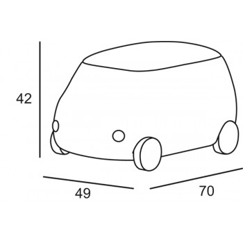 Coffre à jouets Van Plust Junior