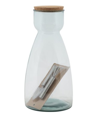 VASE DE JARDIN EN VERRE RECYCLÉ