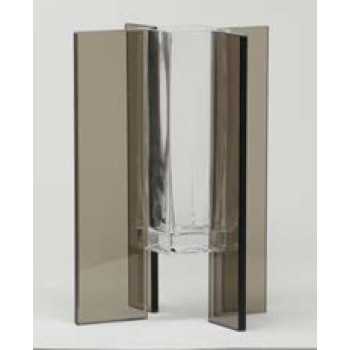 Vase en verre FLY SQUARE m ADRIANI & ROSSI