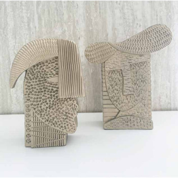 Vase sculpture falaise par ADRIANI & ROSSI
