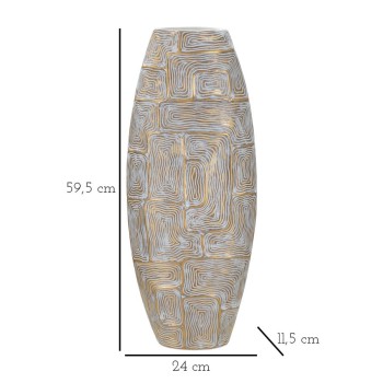VASE EN RÉSINE TOUR ÉCLIPS