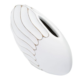 VASE EN RÉSINE LIGNES