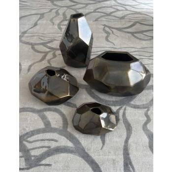 Vase sculpture falaise par ADRIANI & ROSSI
