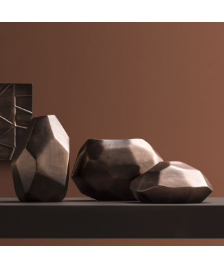 Vase sculpture falaise par ADRIANI & ROSSI