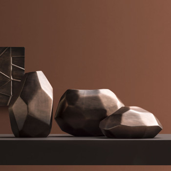 Vase sculpture falaise par ADRIANI & ROSSI