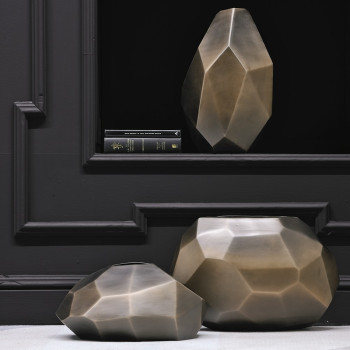 Vase sculpture falaise par ADRIANI & ROSSI