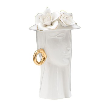 VASE ÉLÉGANT EN PORCELAINE FEMME