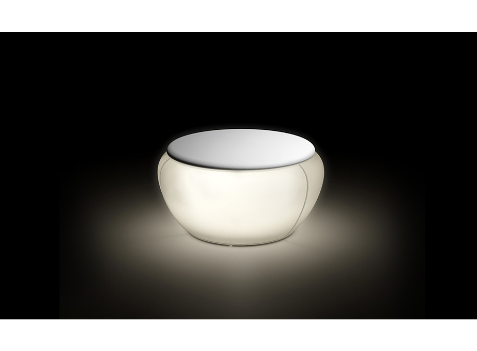 Table basse Vela, version lumineuse par Plust