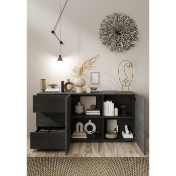 VENUS - Buffet 2 portes 3 tiroirs