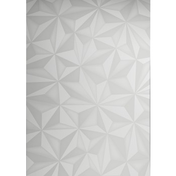 Vitrine 2 portes en verre PRISMA, coloris blanc